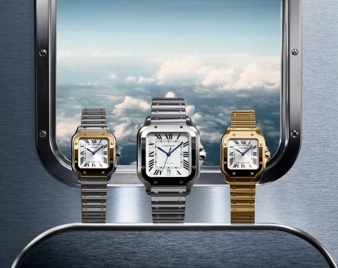 y0404-21 Cartier カルティエ マストラインシルク100％チェーン